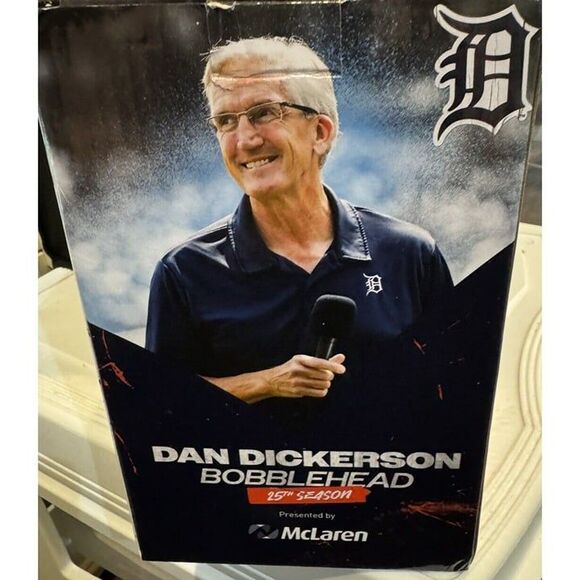 Dan Dickerson Detroit Tigers Bobblehead SGA 4/27/24 25th Season Comerica Park‎ - Picture 1 of 4